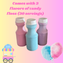 COMES20WITH20320flavors20of20candy20floss 1745794010 Cotton Candy Machine - No Staff Unicorn Package