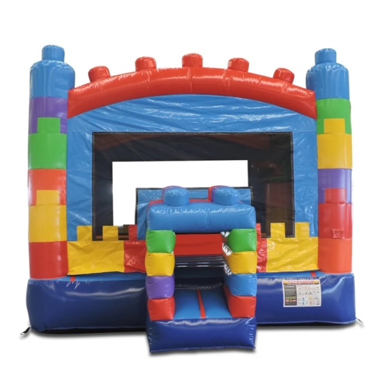 VIBRANT BLOCKS BOUNCE HOUSE