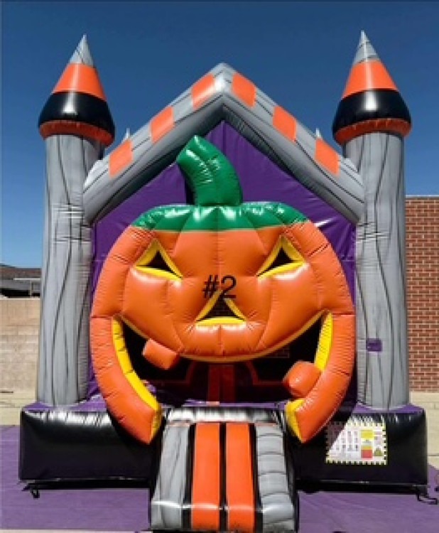 HALLOWEEN PUMPKIN BOUNCE HOUSE RENTAL