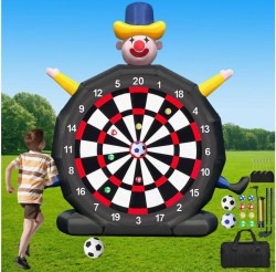 CLOWN SOCCER AND GOLF DARTS