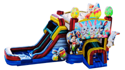 BUNNIES COMBO BOUNCE HOUSE W/ SLIDE