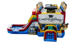 GRADUATION COMBO BOUNCE HOUSE W/ SLIDE