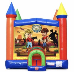 COWBOY THEME BANNER Bouncy Castle BOUNCE HOUSE RENTAL