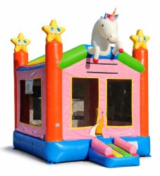 UNICORN BOUNCE HOUSE (TALL)