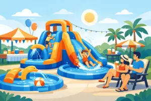 Water Slides That Make Summer Parties Easy