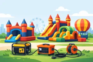 What Power Do Inflatables Need at Your Event?